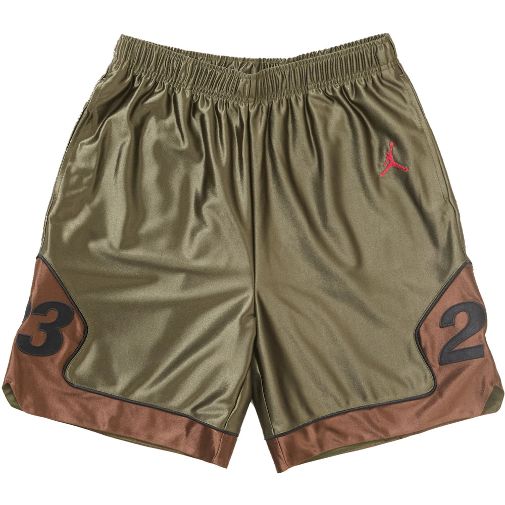 Supreme Jordan Warm Up Short Olive Apparel