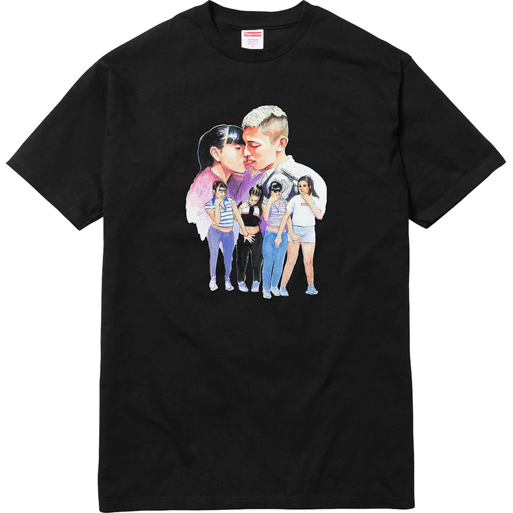 Supreme Kiss Tee Black Apparel