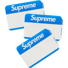 Supreme Name Badge Stickers (Pack of 100) Blue Accessories