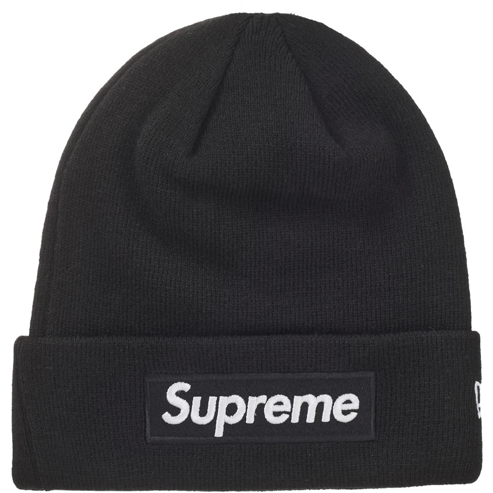 Supreme New Era Box Logo Beanie (FW24) Black Accessories