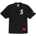 Supreme S Logo Baseball Henley Black Apparel