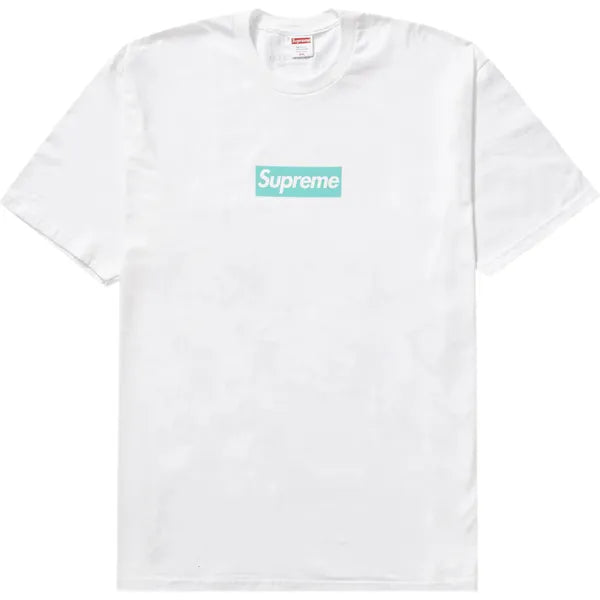 Supreme Tiffany & Co. Box Logo Tee White Apparel