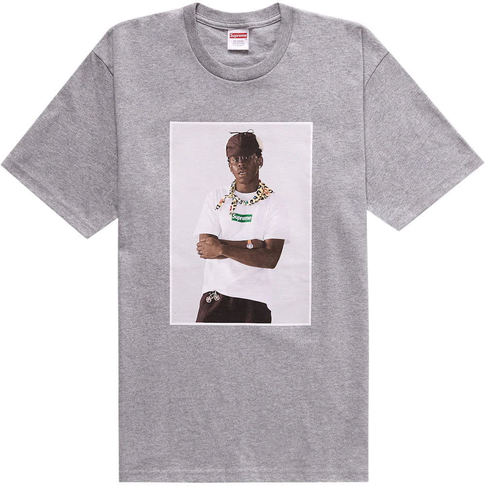 Supreme Tyler The Creator Tee Heather Grey Apparel