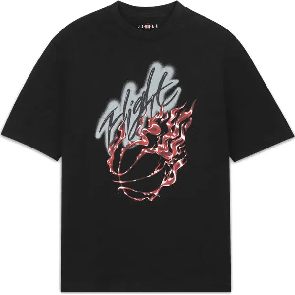 Travis Scott x Jordan Flight Graphic T-Shirt Black Apparel