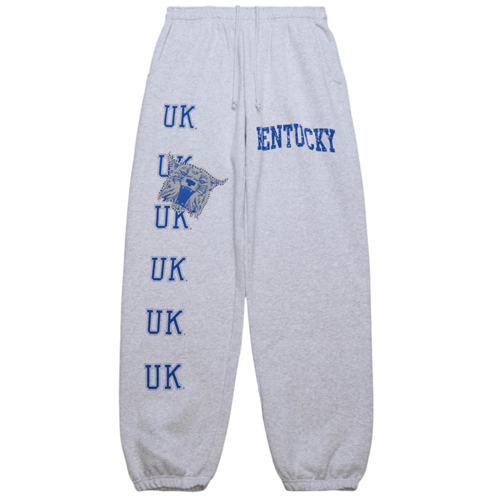 Travis Scott x Mitchell & Ness Kentucky Wildcats Classic Sweatpants Heather Gray Apparel