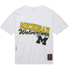 Travis Scott x Mitchell & Ness Michigan Wolverines Hand-Drawn T-Shirt White Apparel