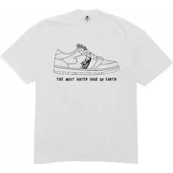 Warren Lotas Reaper Most Hated Shoe T-Shirt White Air Jordan Zoom Trunner