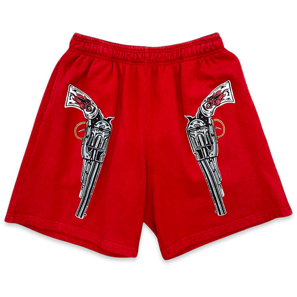 Warren Lotas Revolver Sweatshorts Red Apparel