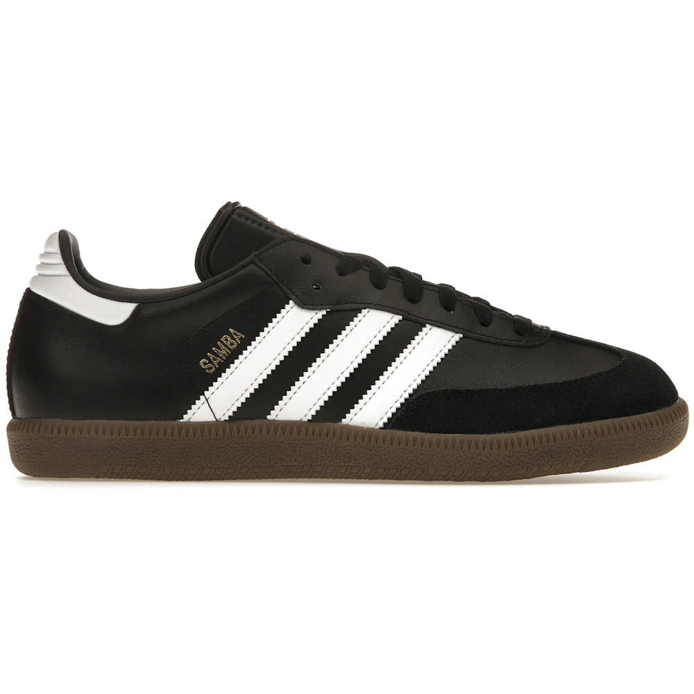 adidas Samba Leather Black White Sneakers