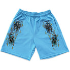 Warren Lotas Tears of Joy Mesh Shorts Blue Apparel