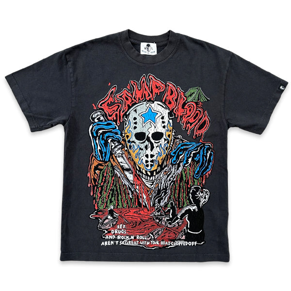 Warren Lotas Camp Blood T-Shirt Black Apparel