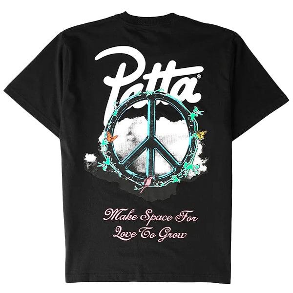 Patta Xerox Peace T-Shirt Black Apparel