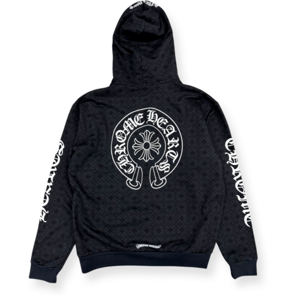 Chrome Hearts Monogram Logo Hoodie Black – Sole By Style