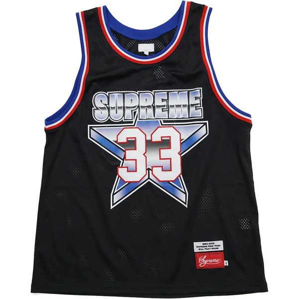 Supreme All Star Basketball Jersey Black mens pink nike high top boots