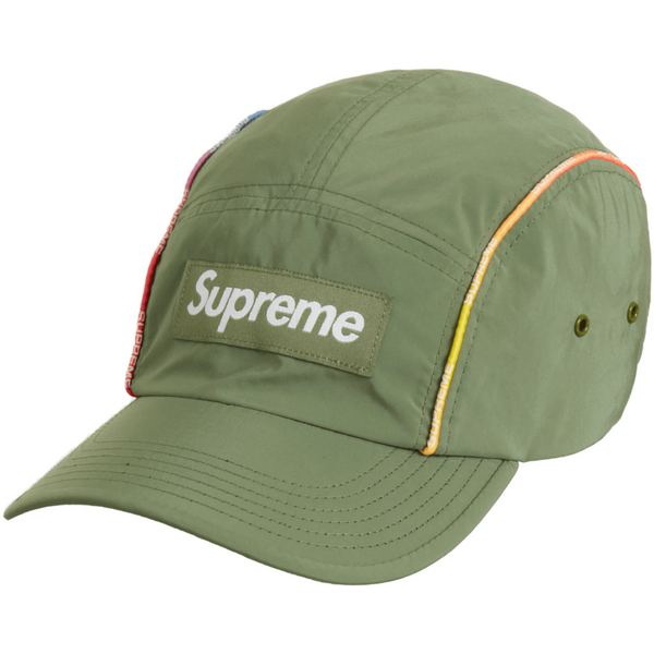 Supreme Gradient Piping Camp Cap Olive – Sole By Style