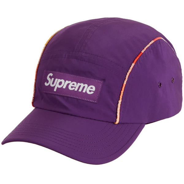 Supreme Gradient Piping Camp Cap Purple – Sole By Style