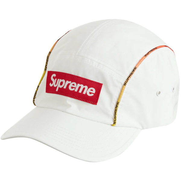 Supreme Gradient Piping Camp Cap White – Sole By Style
